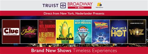 DPAC Truist Broadway Series 2024-2025 : r/Broadway