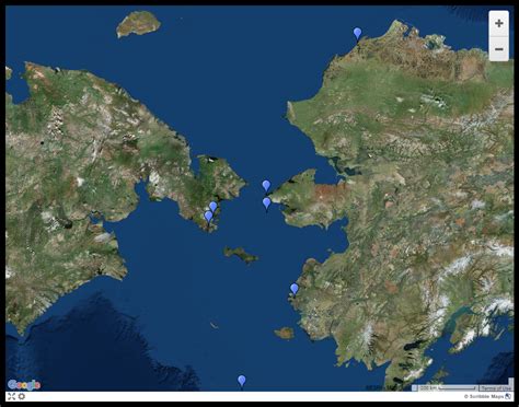 Bering Strait Map