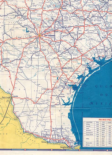 Texasfreeway > Statewide > Historic Information > Old Road Maps - Map ...