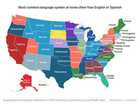 Language Map Of Usa - Alyssa Marianna