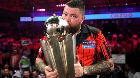 British darts player Michael Smith becomes world champion after gripping nine-dart finish | UK ...