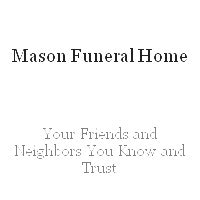 Recent Obituaries | Mason Funeral Home