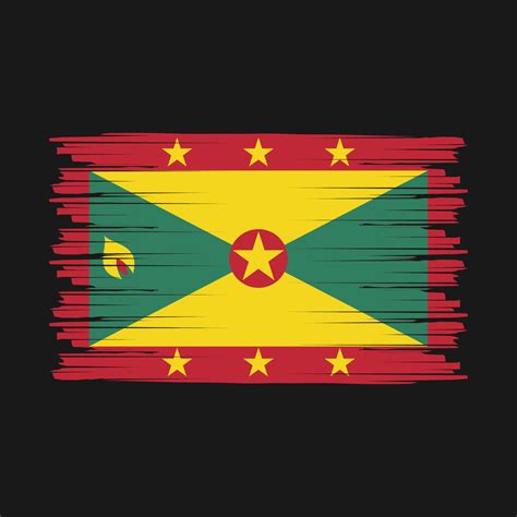 Grenada Flag Brush 20847131 Vector Art at Vecteezy