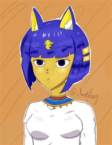 Ankha Animal Crossing fanart by AndFoxy on DeviantArt