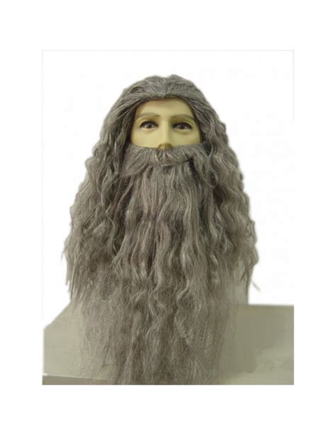 Gandalf Wig and Beard Set The Hobbit Gandalf Cosplay Wig ( free shipping ) - $59.0000