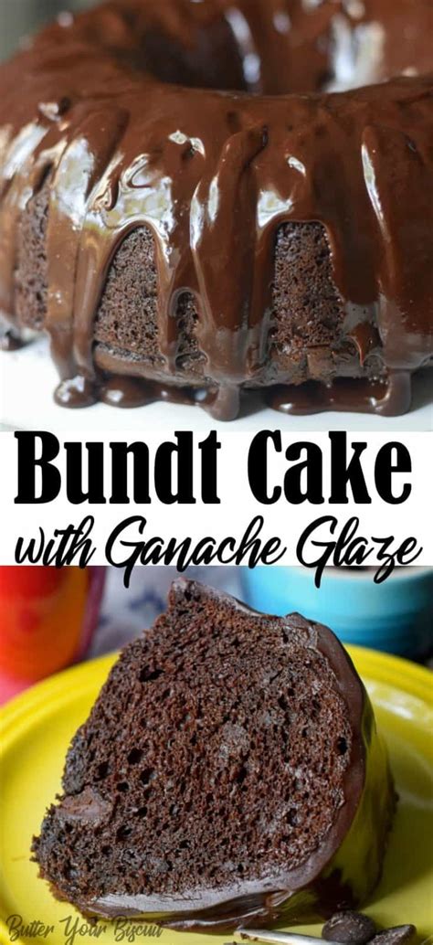 Chocolate Bundt Cake with Ganache Glaze Recipe-Butter Your Biscuit