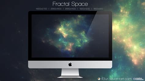 Fractal Space Wallpaper by Fi3uR on DeviantArt