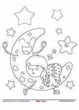 Boy Sleeping Coloring Page sketch template