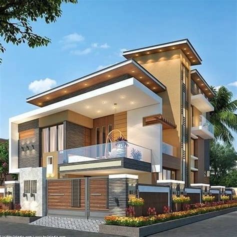 Duplex House Exterior Design In India – BESTHOMISH