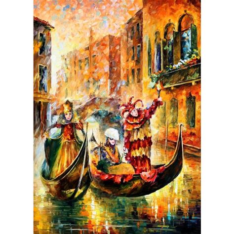 VENICE, GONDOLA — Oil Painting