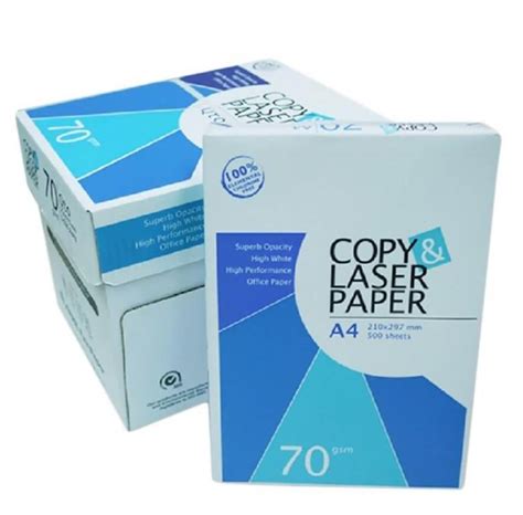 Copy Laser A4 paper 70gsm 500 sheets – L & L Sationery