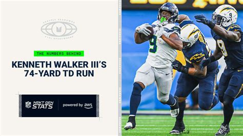 Next Gen Stats: Kenneth Walker III Reaches Top Speed Of Season On 74-yd TD