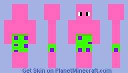 Patrick Star from SpongeBob! Minecraft Skin