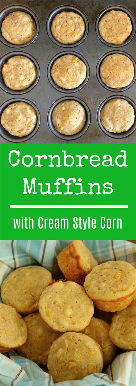 cornbread.muffins | Cream style corn, Jiffy cornbread recipe with creamed corn, Cornbread muffins