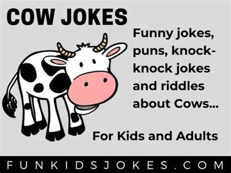 Cow Jokes - Funny Cow Jokes - Fun Kids Jokes