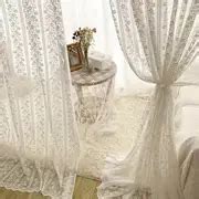 Elegant White Pastoral Lace Curtain For Home Decor - Perfect For ...