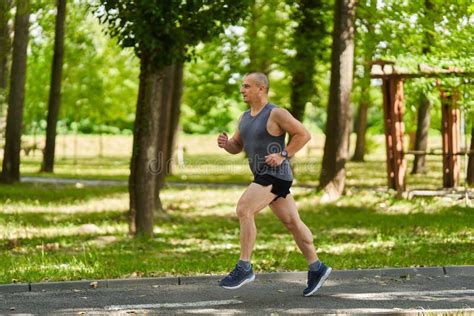 Long Distance Runner Training in the Park Stock Image - Image of male, jogger: 229834801