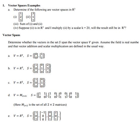 Solved Help in vector space topic in Linear Algebra. An | Chegg.com