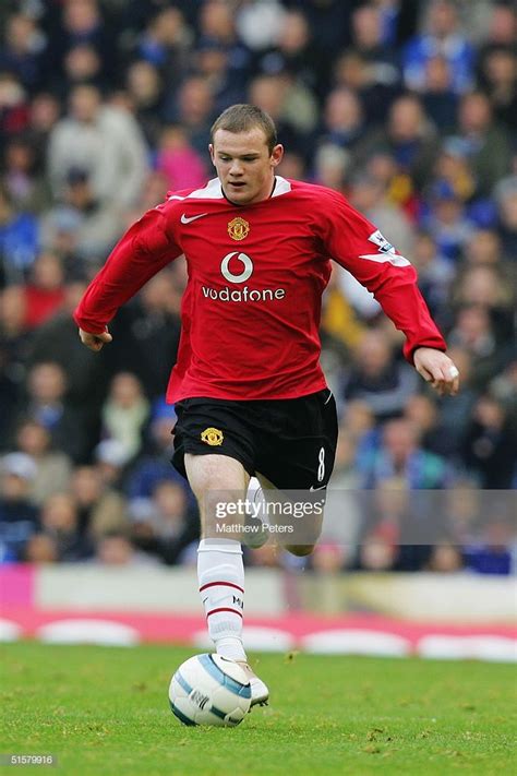 Wayne Rooney of Manchester United in action during the Barclays ...