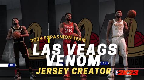 Rumored 2024 NBA EXPASNION TEAM "LAS VEGAS VENOM" NBA2K23 JERSEY CREATOR - YouTube