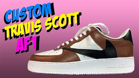 CUSTOM TRAVIS SCOTT AF1 🎨🖌️ - YouTube