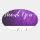 custom thank you stickers purple glitter | Zazzle