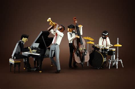 JAZZ QUARTET | Jazz quartet, Lego, Lego art