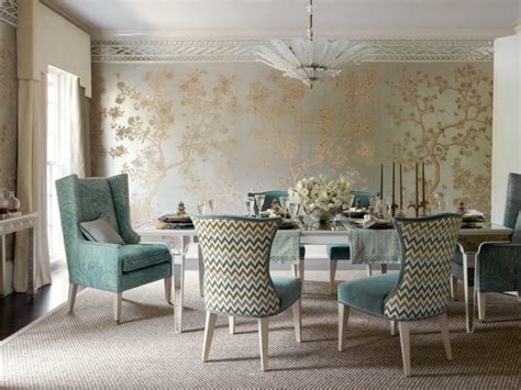 17 Fabulous Dining Room Designs With Modern Wallpaper