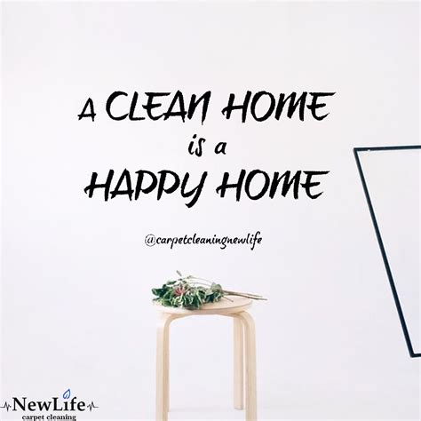 A Clean Home Is A Happy Home Quote - Home Rulend