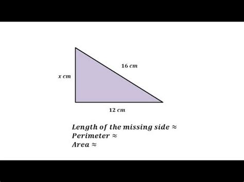 Perimeter Right Triangle Formula