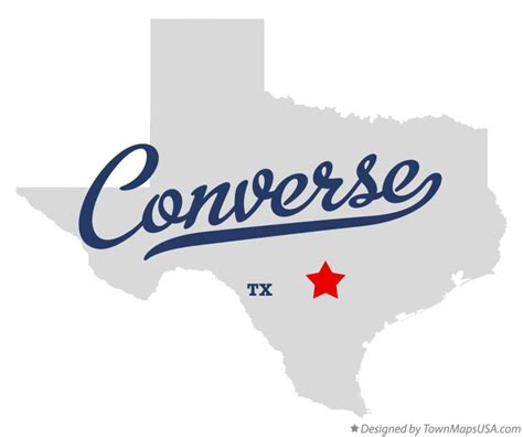 Map of Converse, TX, Texas