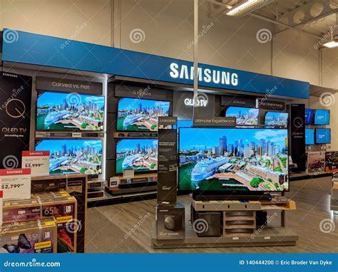 Samsung Logo And TV Display Inside Best Buy Store Editorial Image ...