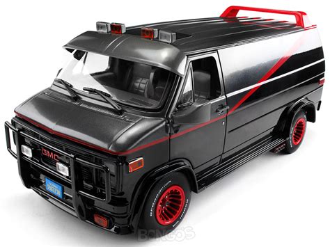 "A-TEAM" 1983 GMC Vandura Cargo Van 1:18 Scale - Greenlight Diecast Mo – Bongo's Basement