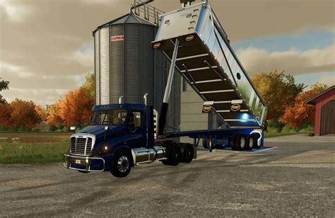 FS22 MAC Tri-Axle End Dump Trailer v1.0 - FS 22 Trailers Mod Download