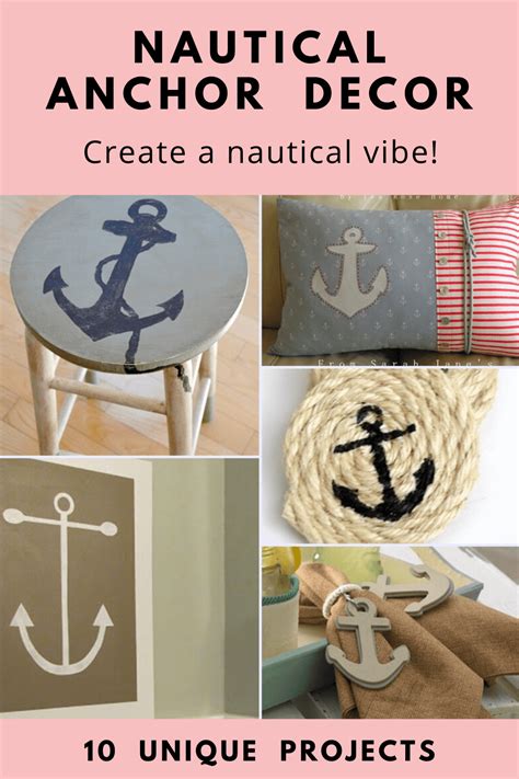 Nautical Anchor Decor: 10 Easy DIYs - Garden Sanity by Pet Scribbles