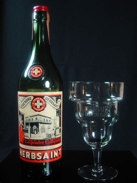 New Orleans Absinthe History: A Glass of Herbsaint, The classic Herbsaint Drip