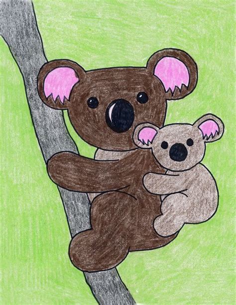 Koala · Art Projects for Kids | Easy drawings for kids, Drawing for ...