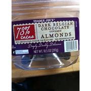 Trader Joe's Dark Belgian Chocolate Covered Almonds - 73% Cacao ...