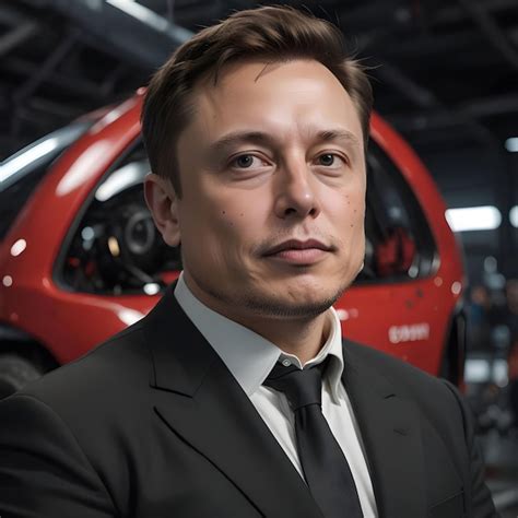 A Elon Musk portrait | Premium AI-generated image