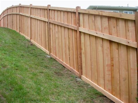 33 best images about Fences on Pinterest | Shadow box fence, Wood fence installation and Sloped ...