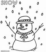 Collection Of Snow Coloring Pages  Free Printable sketch template