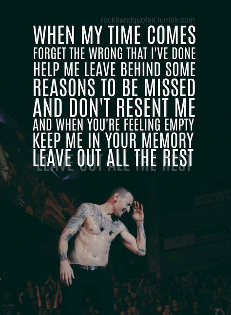 chester bennington | Tumblr | Park quotes, Chester bennington quotes ...