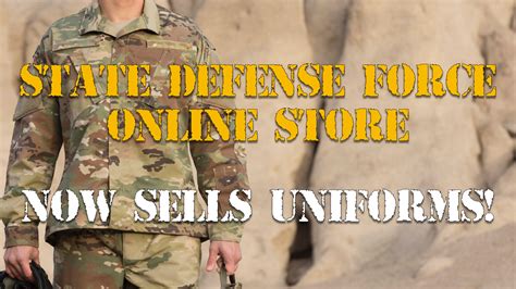 State Defense Force Online Store Now Sells Uniforms – StateDefenseForce.com