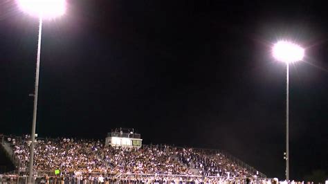 Football Stadium Crowd At Night