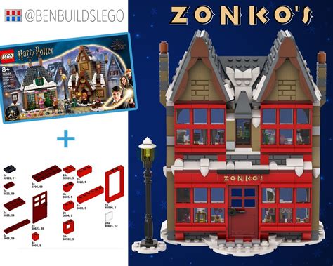 LEGO MOC Zonko's Joke Shop (Hogsmeade Village) by benbuildslego | Rebrickable - Build with LEGO