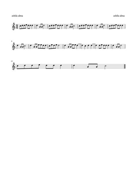 Chinese easy song Sheet music for Flute | Download free in PDF or MIDI ...