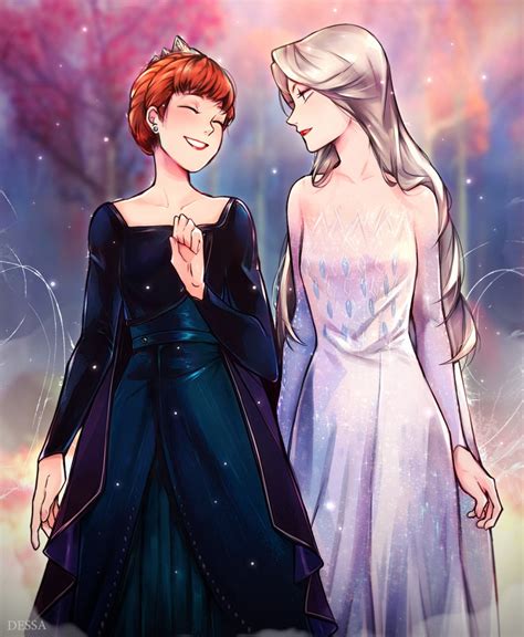 Elsa fifth Element And Anna queen of Arendelle fanart based on the ...