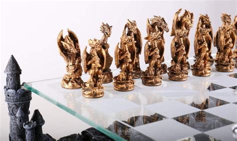 3D Dragon Chess Set – Chess House