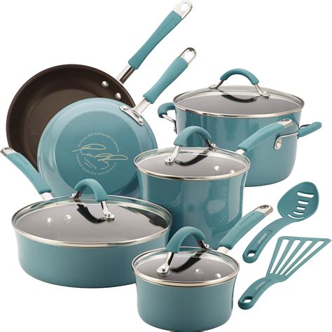 Rachael Ray Cucina 12 Piece Cookware Set & Reviews | Wayfair