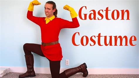 How To Make A Gaston Costume From Disney Beauty And The Beast! - YouTube